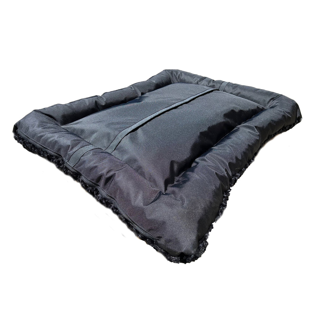 Dog Bed - Rectangle Bolstered Furvana™ 'Cloud' - Paws & Purpose