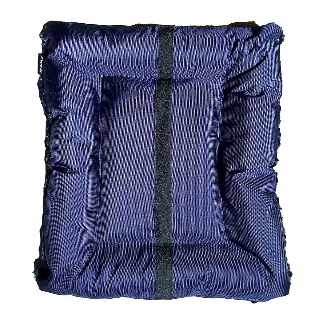 Dog Bed - Rectangle Bolstered Furvana™ 'Cloud' - Paws & Purpose