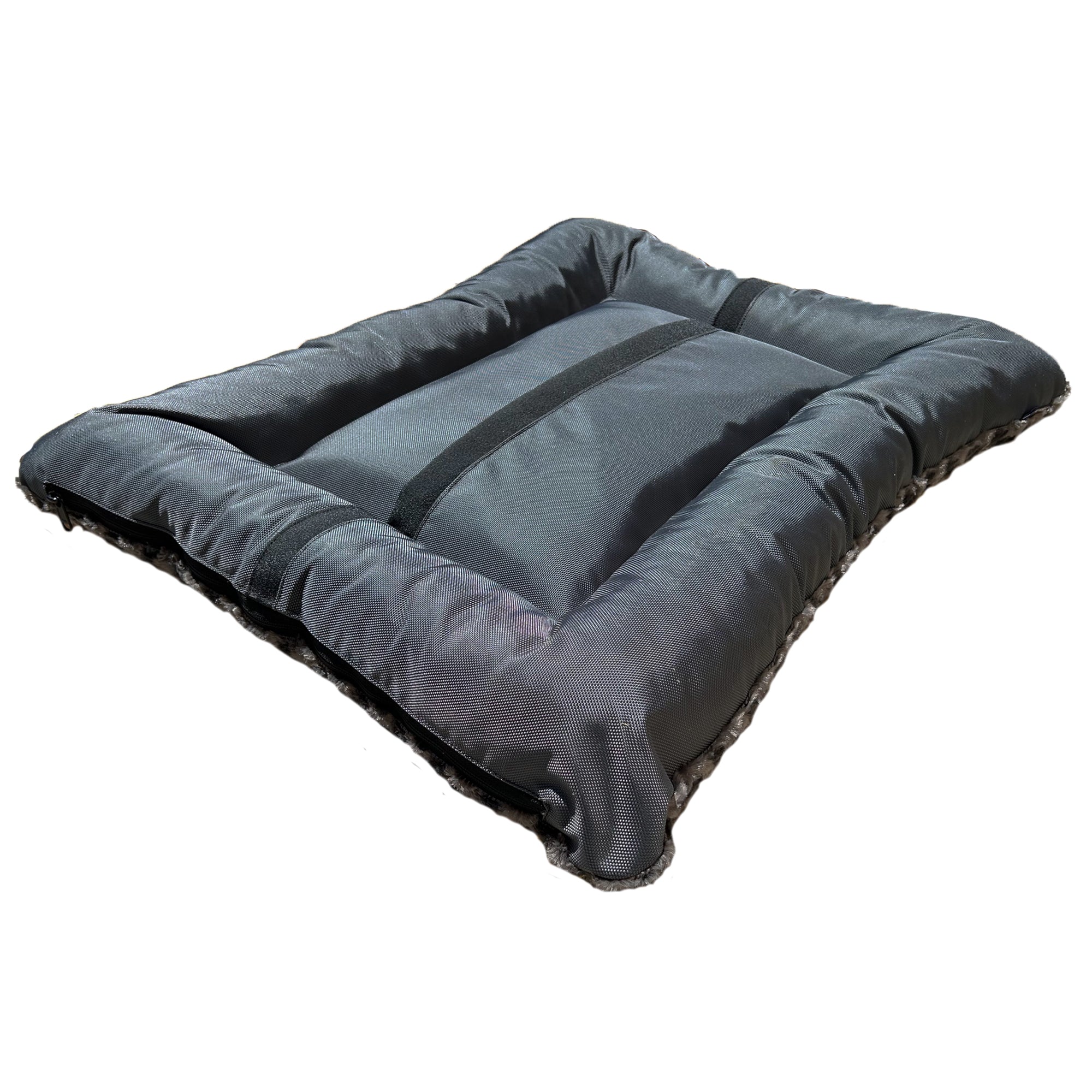 Dog Bed - Rectangle Bolstered Furvana™ 'Cloud' - Paws & Purpose