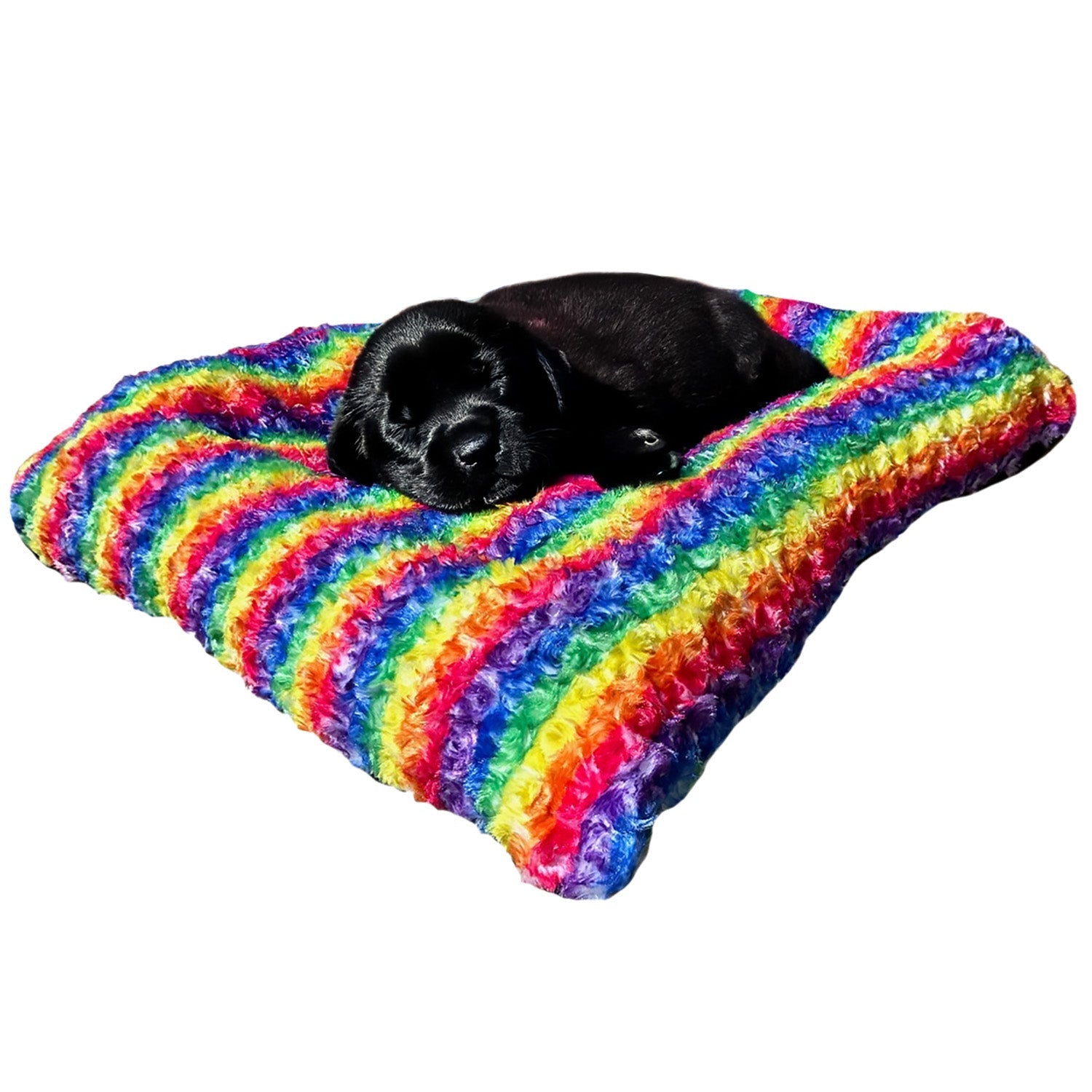 Dog Bed - Rectangle Bolstered Furvana™ 'Cloud' - Paws & Purpose