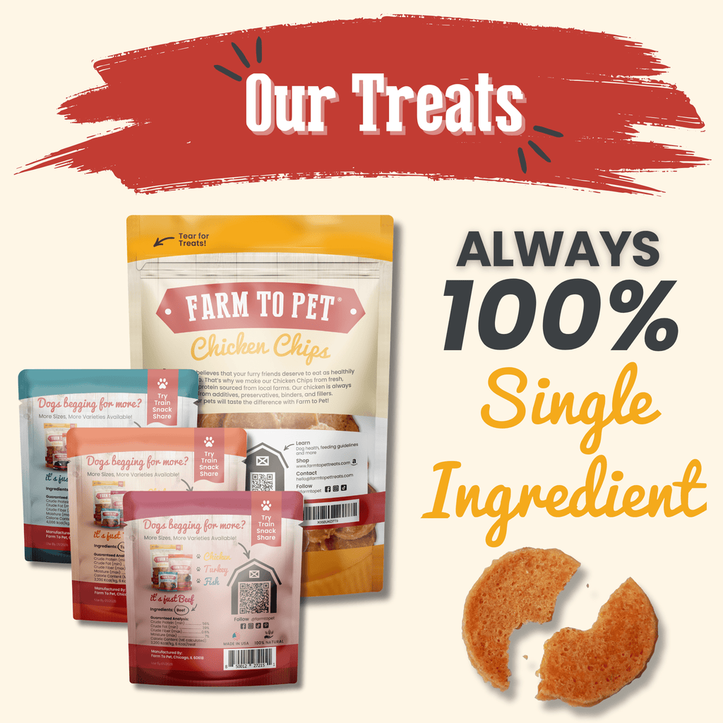 Puppy Packs 'n Snacks Dog Treat Starter Pack | Single-Ingredient Training Treats Farm To Pet