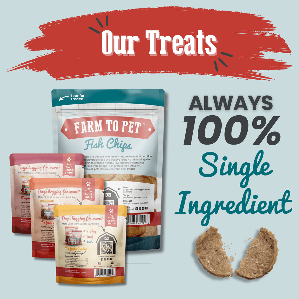 Puppy Packs 'n Snacks Dog Treat Starter Pack | Single-Ingredient Training Treats Farm To Pet