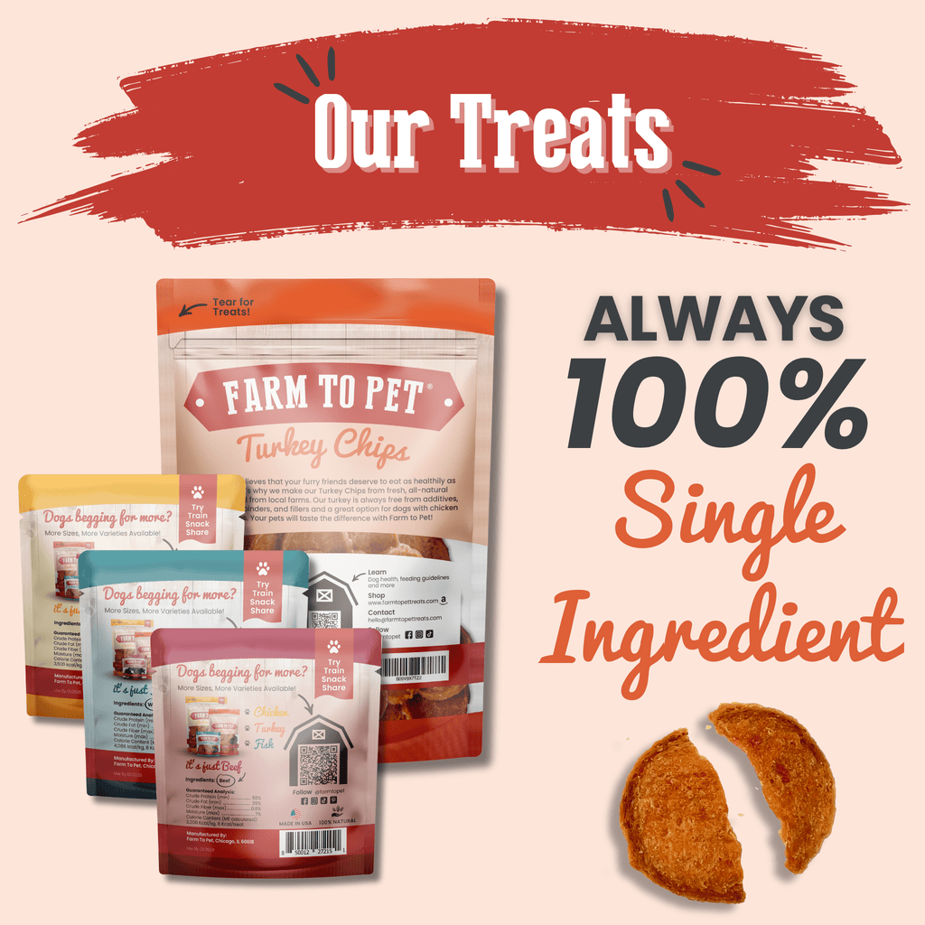 Puppy Packs 'n Snacks Dog Treat Starter Pack | Single-Ingredient Training Treats Farm To Pet