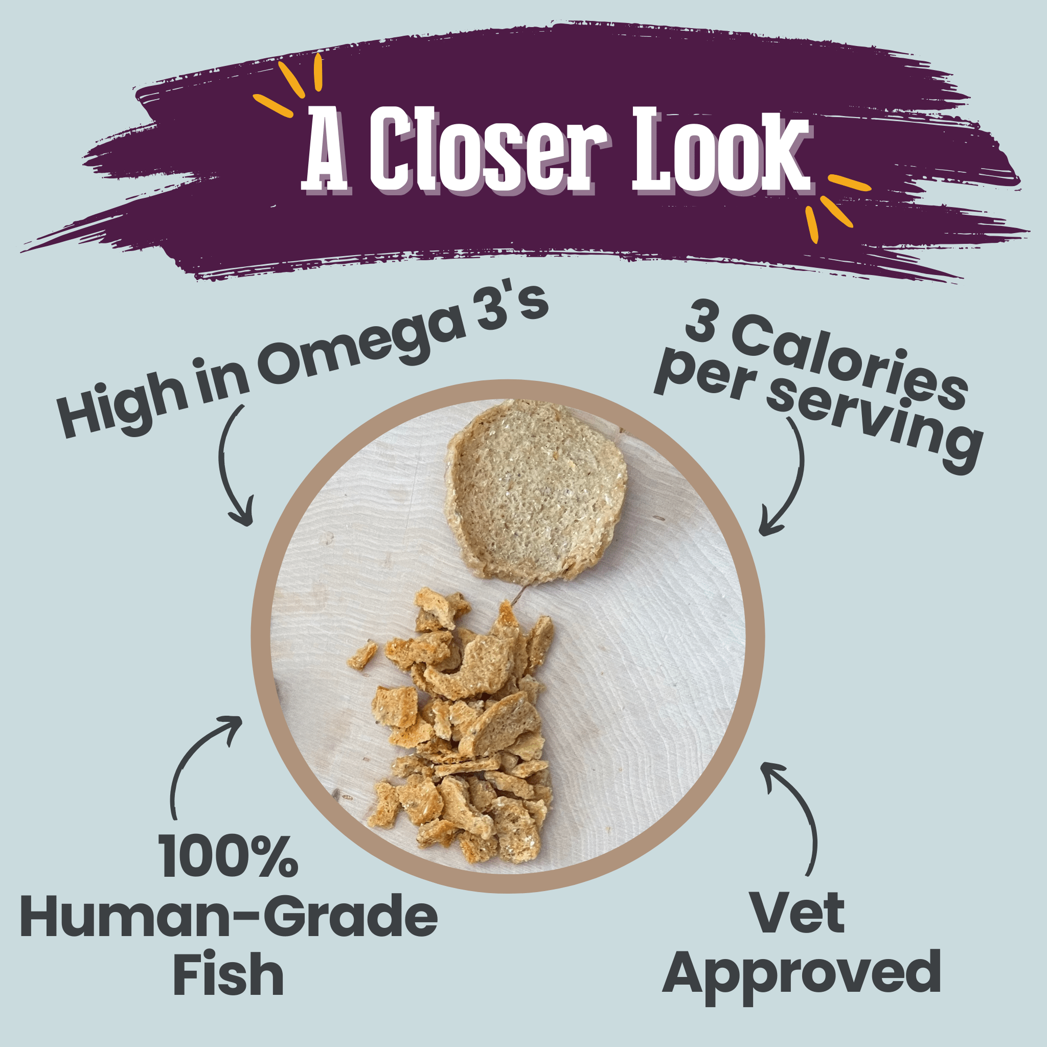 Fish Crumbles for Cats | All-Natural Fish Cat Treats Farm To Pet