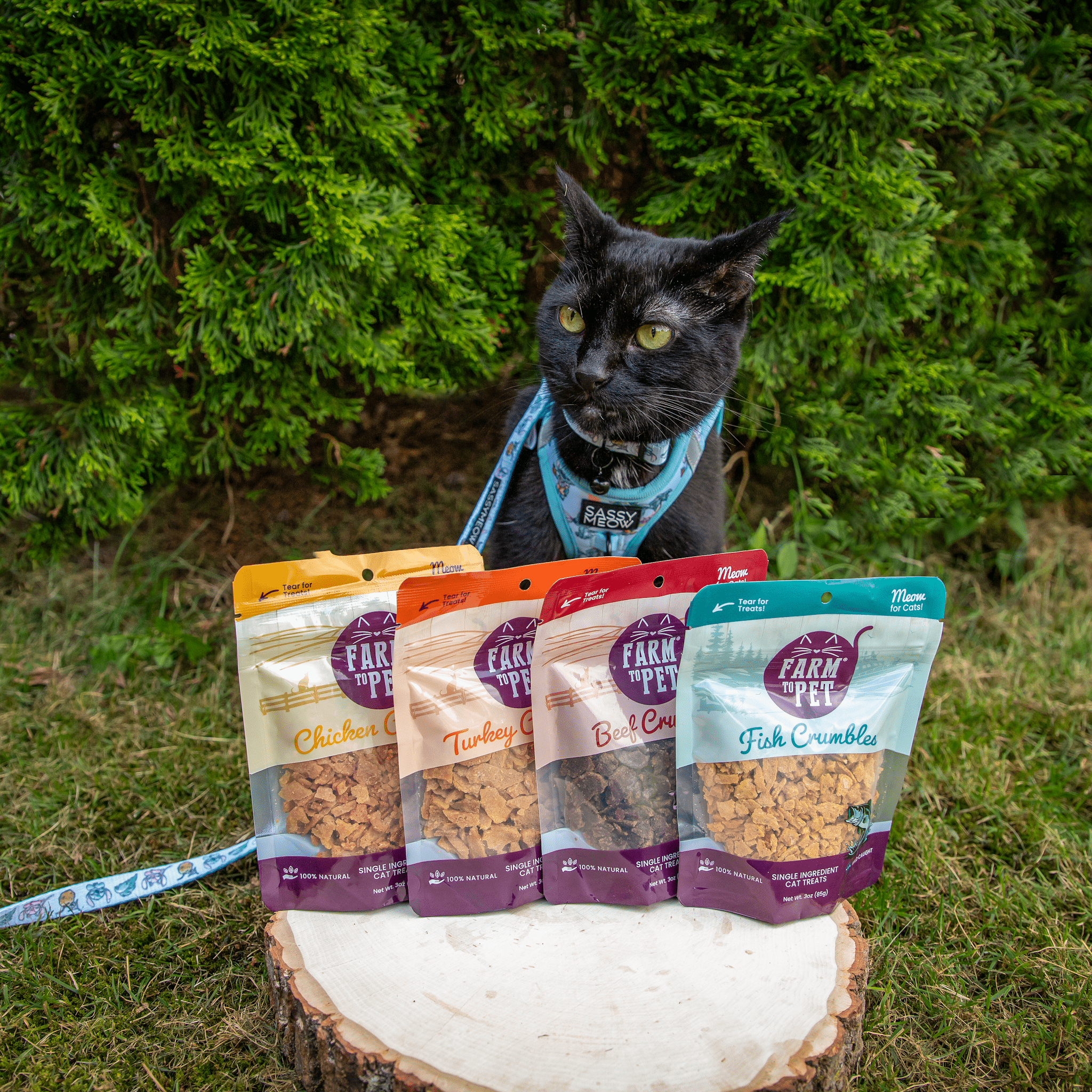 Fish Crumbles for Cats | All-Natural Fish Cat Treats Farm To Pet