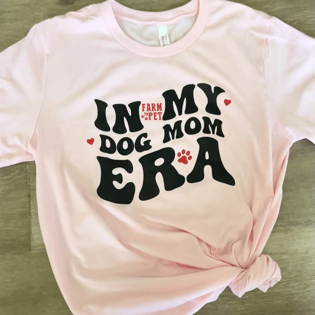 "Dog Mom Era" T-shirt | Paw-fect Gift for Dog Moms Farm To Pet