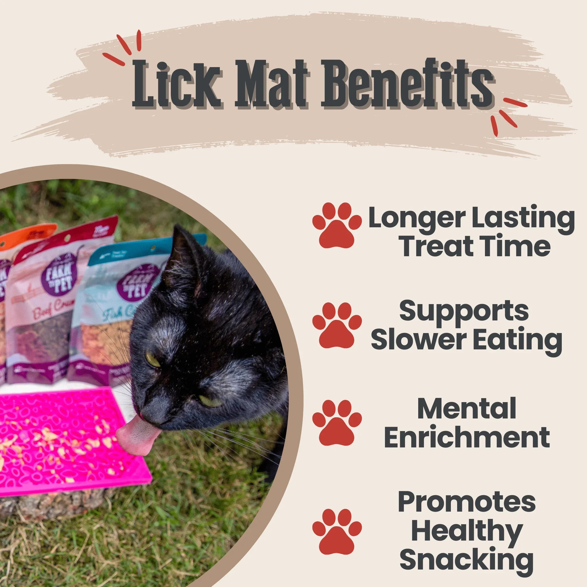 Lick Mats for Cats and Small Dogs Farm To Pet