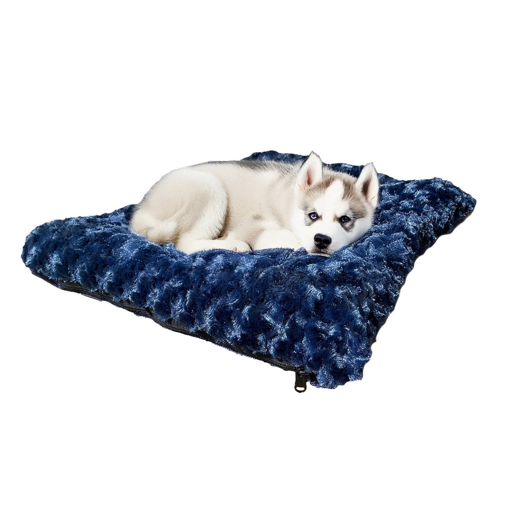 Dog Bed - Rectangle Bolstered Furvana™ 'Cloud' - Paws & Purpose