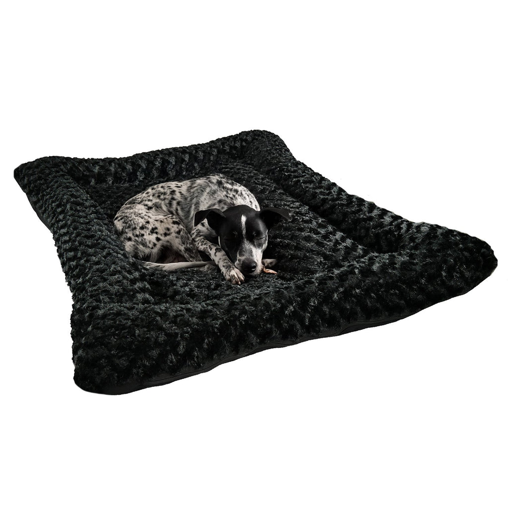 Dog Bed - Rectangle Bolstered Furvana™ 'Cloud' - Paws & Purpose